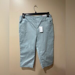 Croft & Barrow Sky Blue Women's Capris